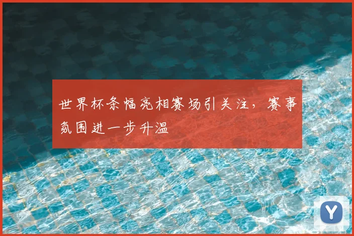 世界杯条幅亮相赛场引关注，赛事氛围进一步升温