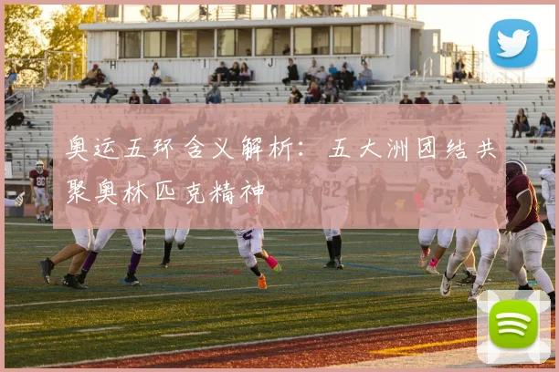 奥运五环含义解析:五大洲团结共聚奥林匹克精神